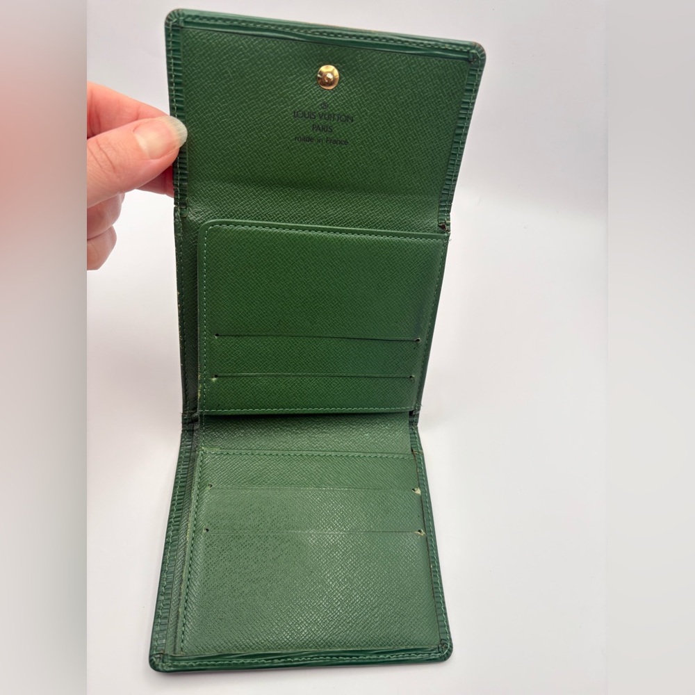 Louis Vuitton Forest Green Epi Leather Wallet - Picture 7 of 10